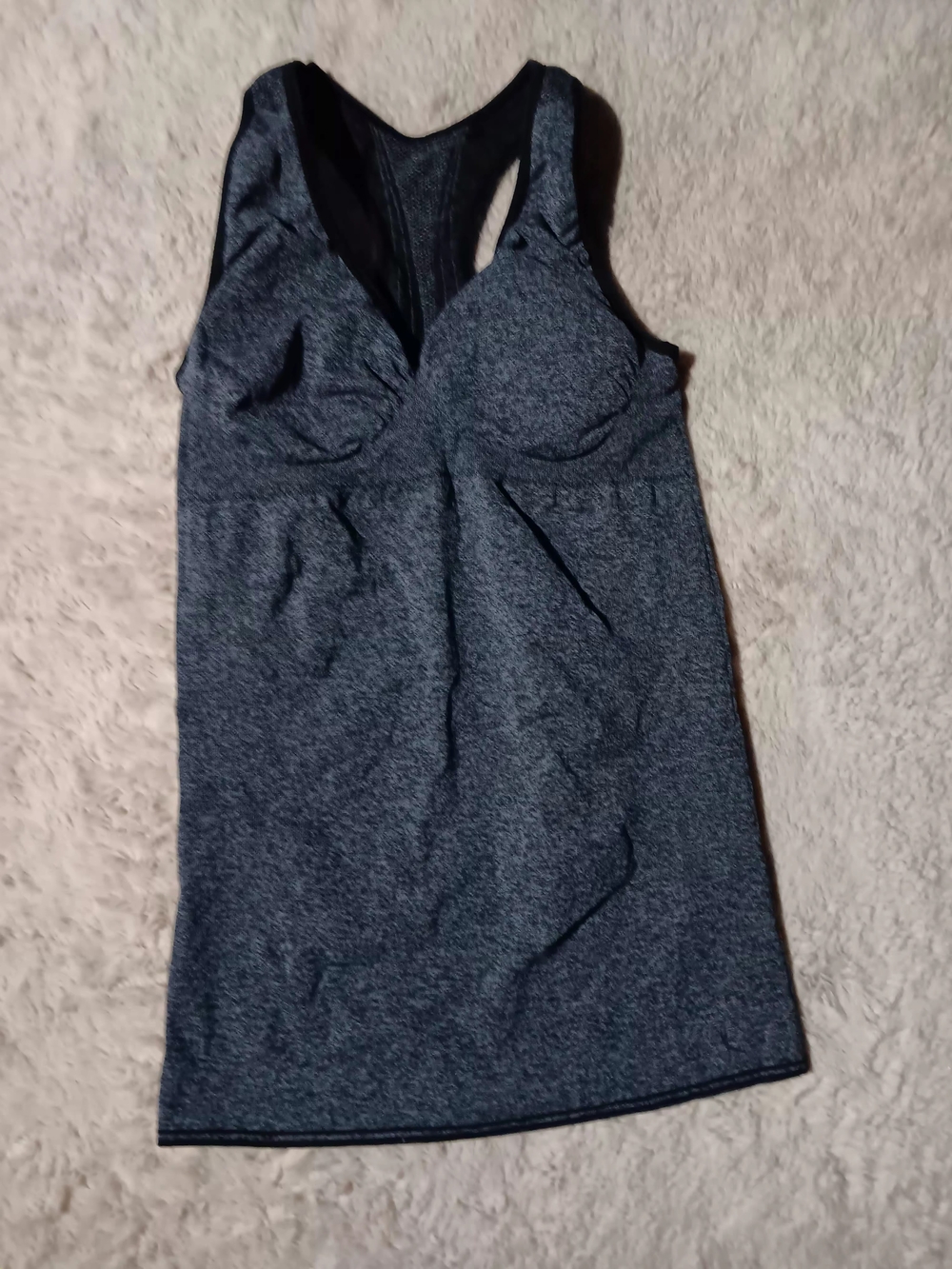 Danskin Heathered Black Active Tank